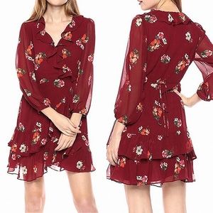 ASTR the Label Dress Cheyanne Floral Wrap Dress XS